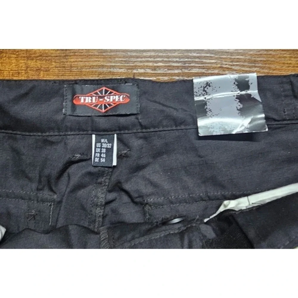 Tru Spec 24/7 Cargo Pants True Black Men's Size 38x32 NWT
